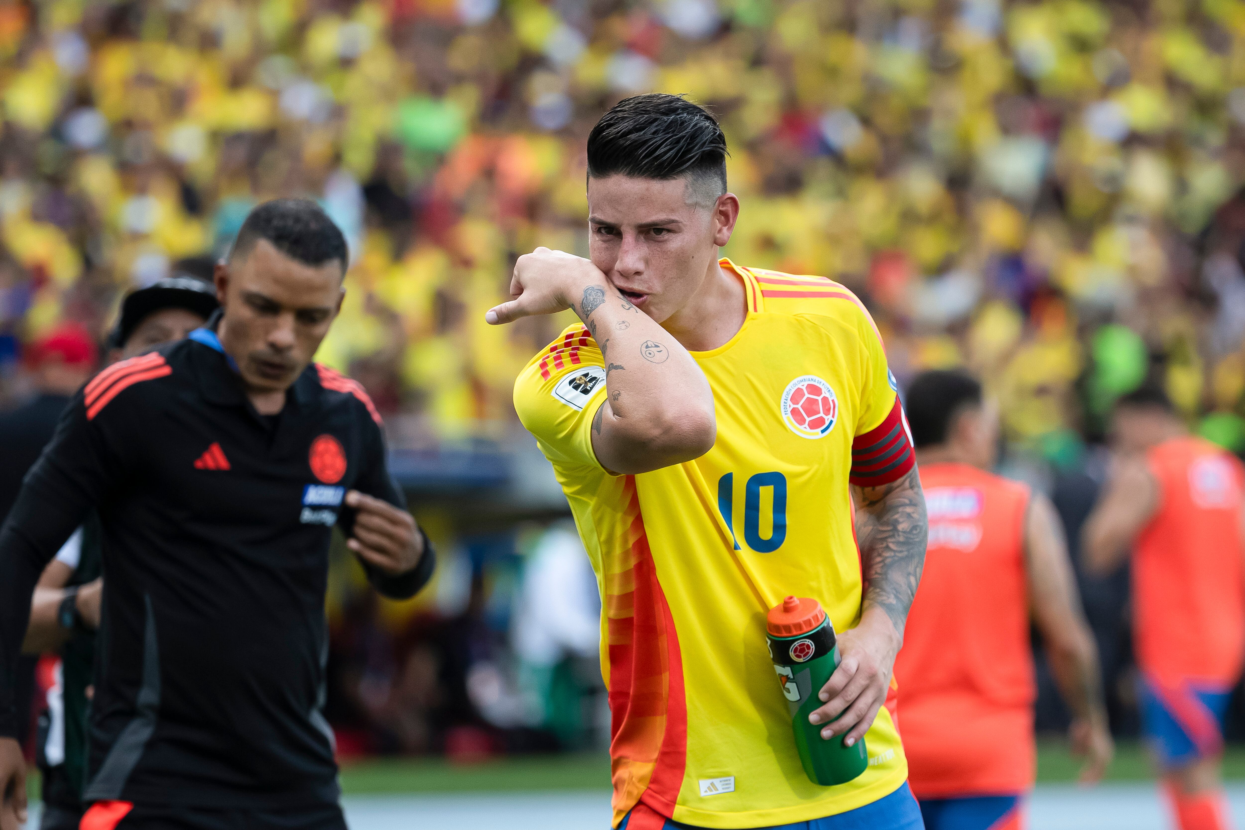 James Rodríguez, volante y capitán de la Selección Colombia. (Photo by Eurasia Sport Images/Getty Images)