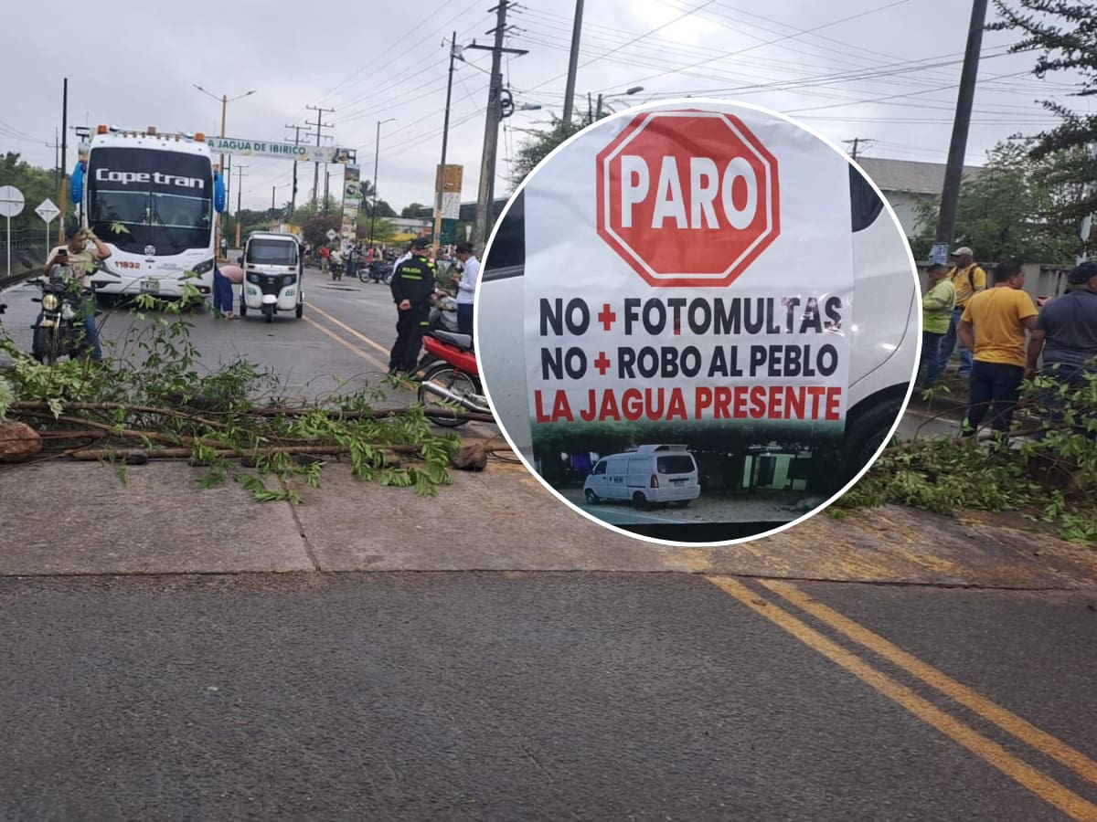 Bloqueos en vías del Cesar por protesta de transportadores