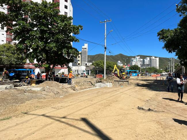 En Navidad entregarán la rotonda El Rodadero, obra por valor de $7.350 millones