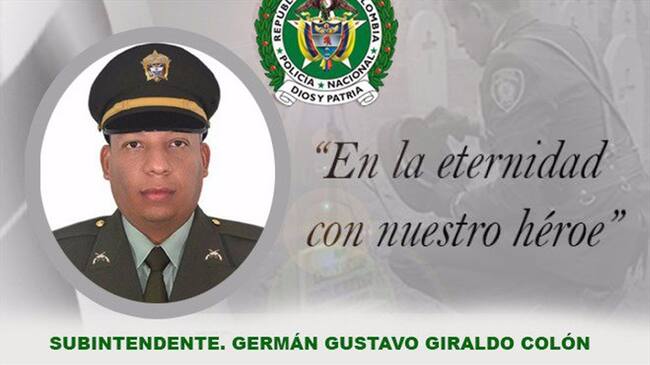 Asesinan a subintendente de la Policía en Remedios. Foto: Policía Antioquia