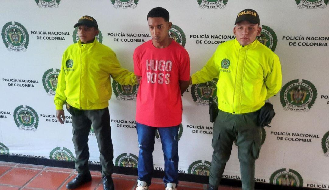 El detenido por las autoridades. 