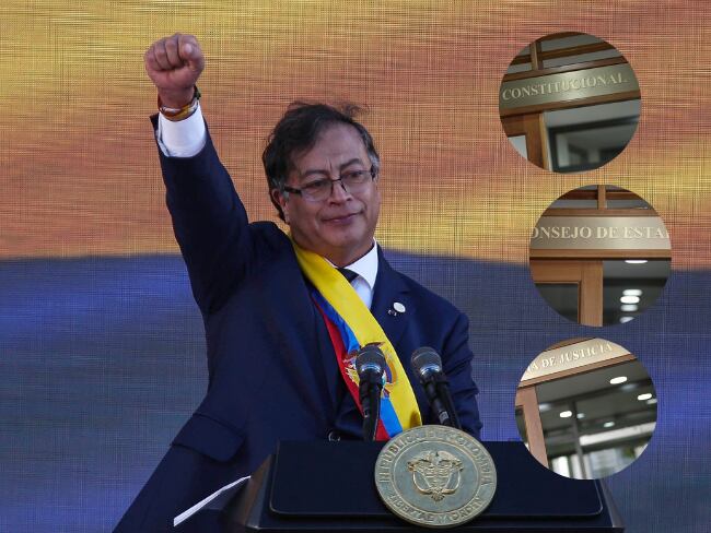 Así ha sido la relación de Petro y las altas cortes en estos dos años de gobierno