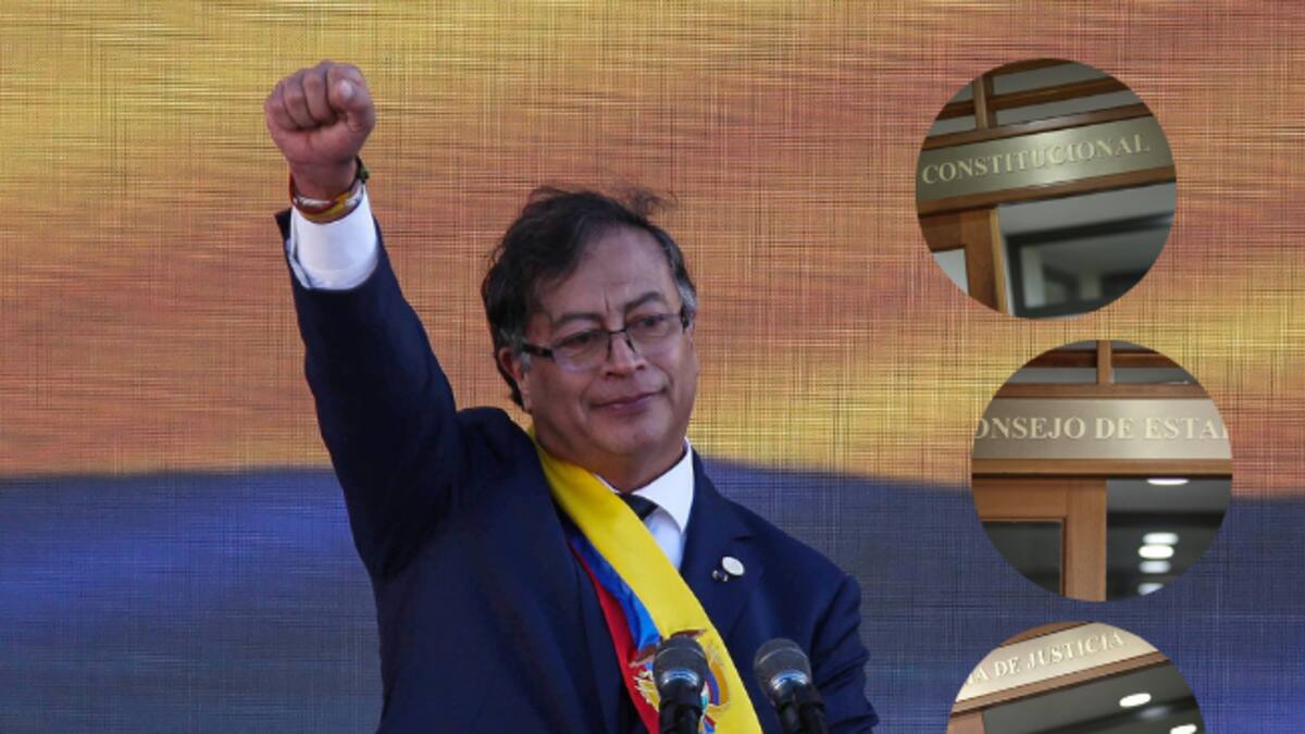 Así ha sido la relación de Petro y las Altas Cortes en estos dos años de gobierno