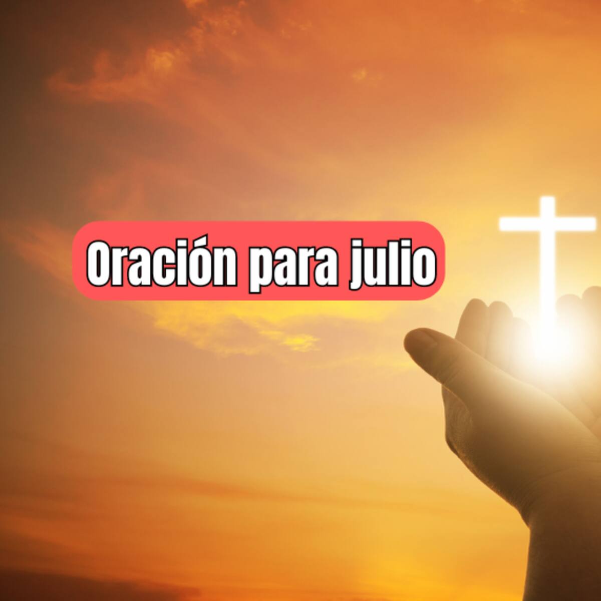 Oración de bendición más poderosa para el mes de julio; encienda una veladora blanca