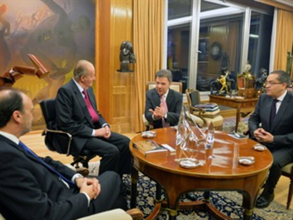 Avanza encuentro de Santos con el rey de España