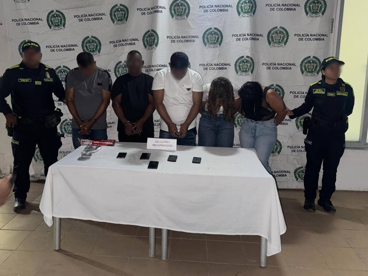 Cayó banda dedicada al hurto de celulares durante Fiestas de Independencia en Cartagena