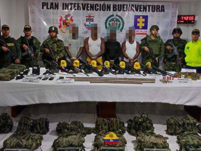 Los siete capturados era del Grupo Armado Organizado Residual Estructura Sexta “Columna Móvil Jaime Martínez”.