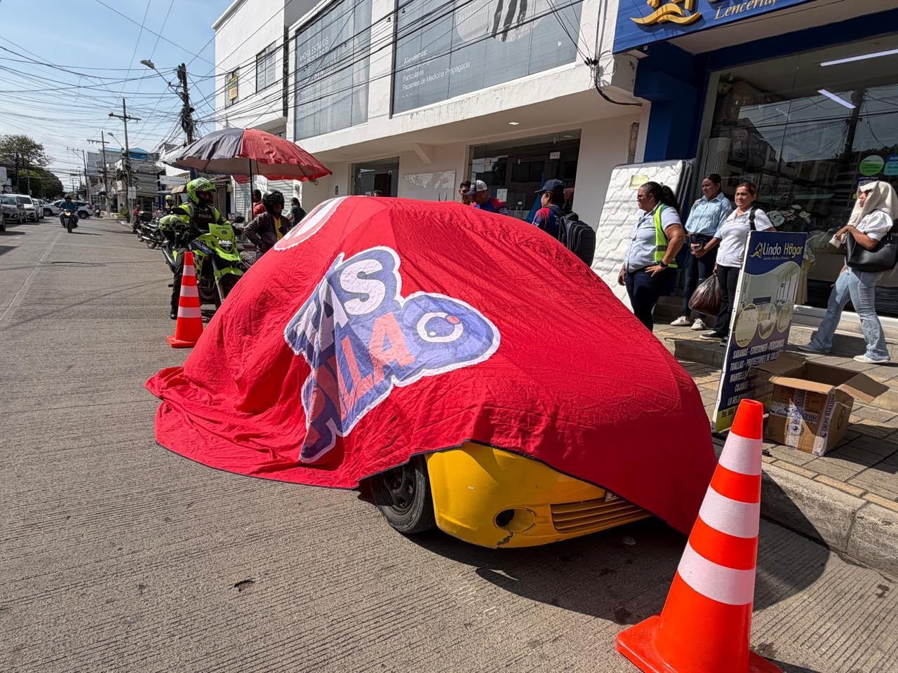 En Montería ponen en marcha ‘Tas Pillao’ para contrarrestar el mal parqueo en el centro de la ciudad. Foto: prensa Alcaldía de Montería.