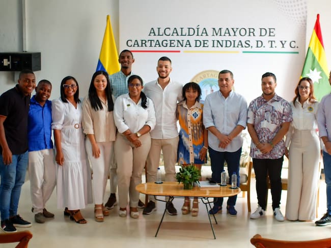 Consejo Distrital de Juventud se posesiona ante el alcalde de Cartagena, Dumek Turbay Paz