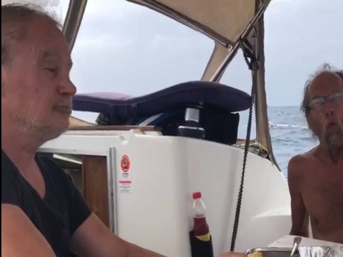 Canadienses fueron rescatados después de 5 días de naufragio