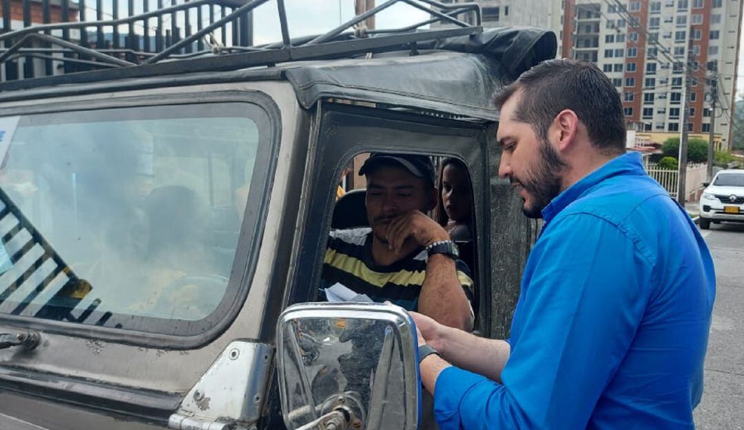 Operativos de seguridad en Chinchiná, Caldas.
