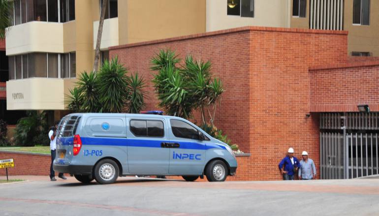 Edificio donde Silvia Gette cumple detención domiciliaria.