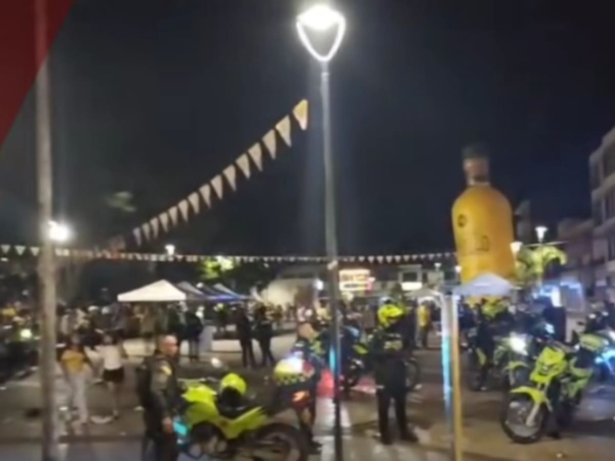 Tres policías afectados, un capturado y un menor herido dejaron desmanes en Chinchiná, Caldas