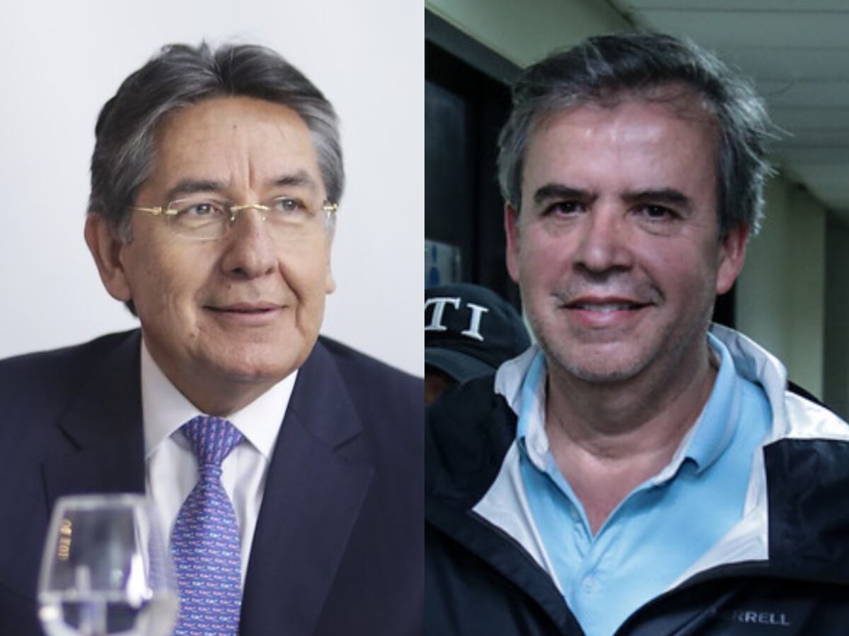 Néstor Humberto Martínez y Álex Vernot.