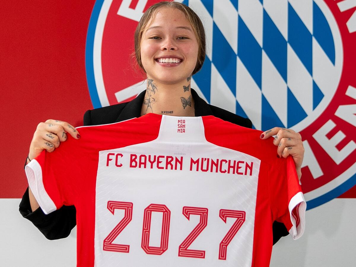 Ana María Guzmán, del Deportivo Pereira al Bayern Múnich: así fue presentada
