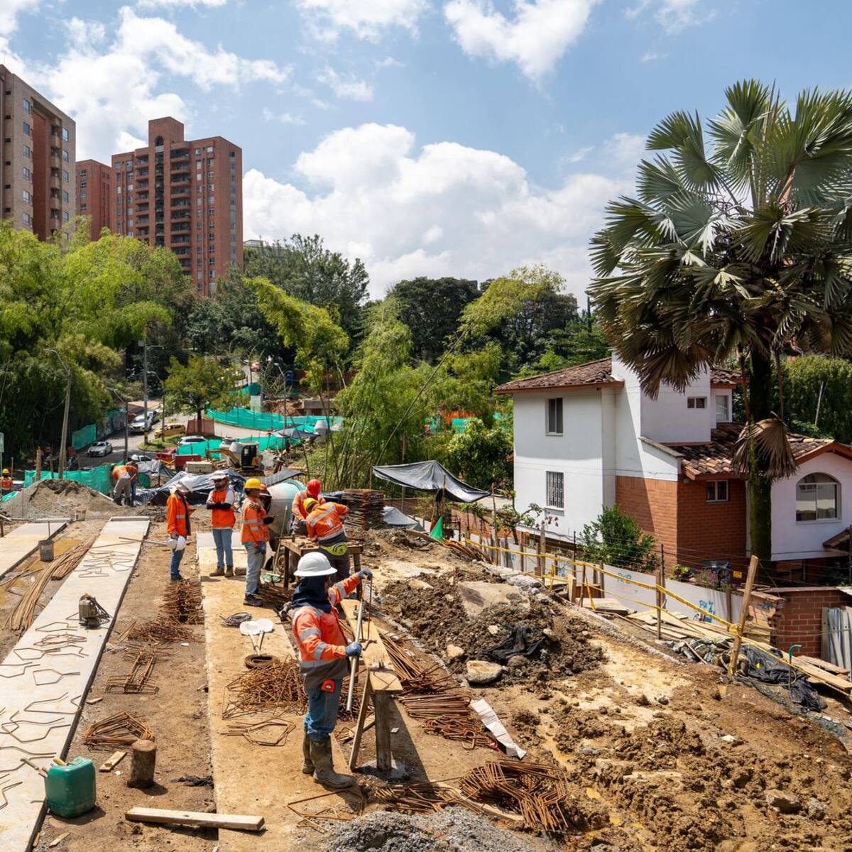 80 mil millones de pesos se invierten en las obras de la Avenida 34, que avanzan en un 30 por ciento