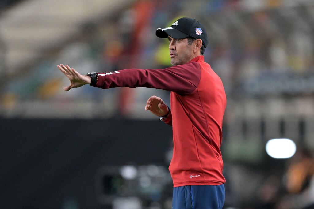 Arturo Reyes, técnico de Junior de Barranquilla / Getty Images