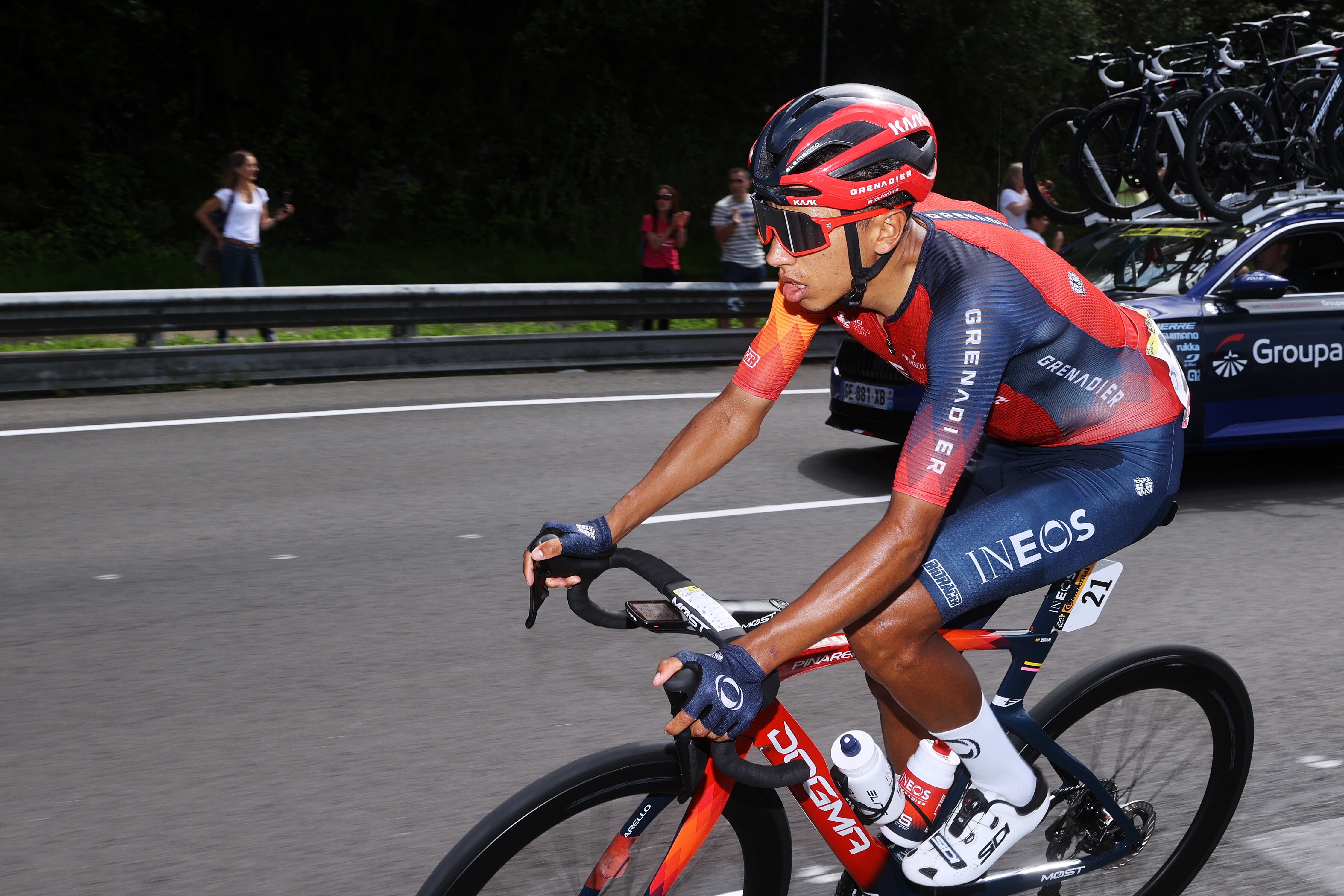 Egan Bernal de Colombia y del Team INEOS Grenadiers. (Photo by Michael Steele/Getty Images)