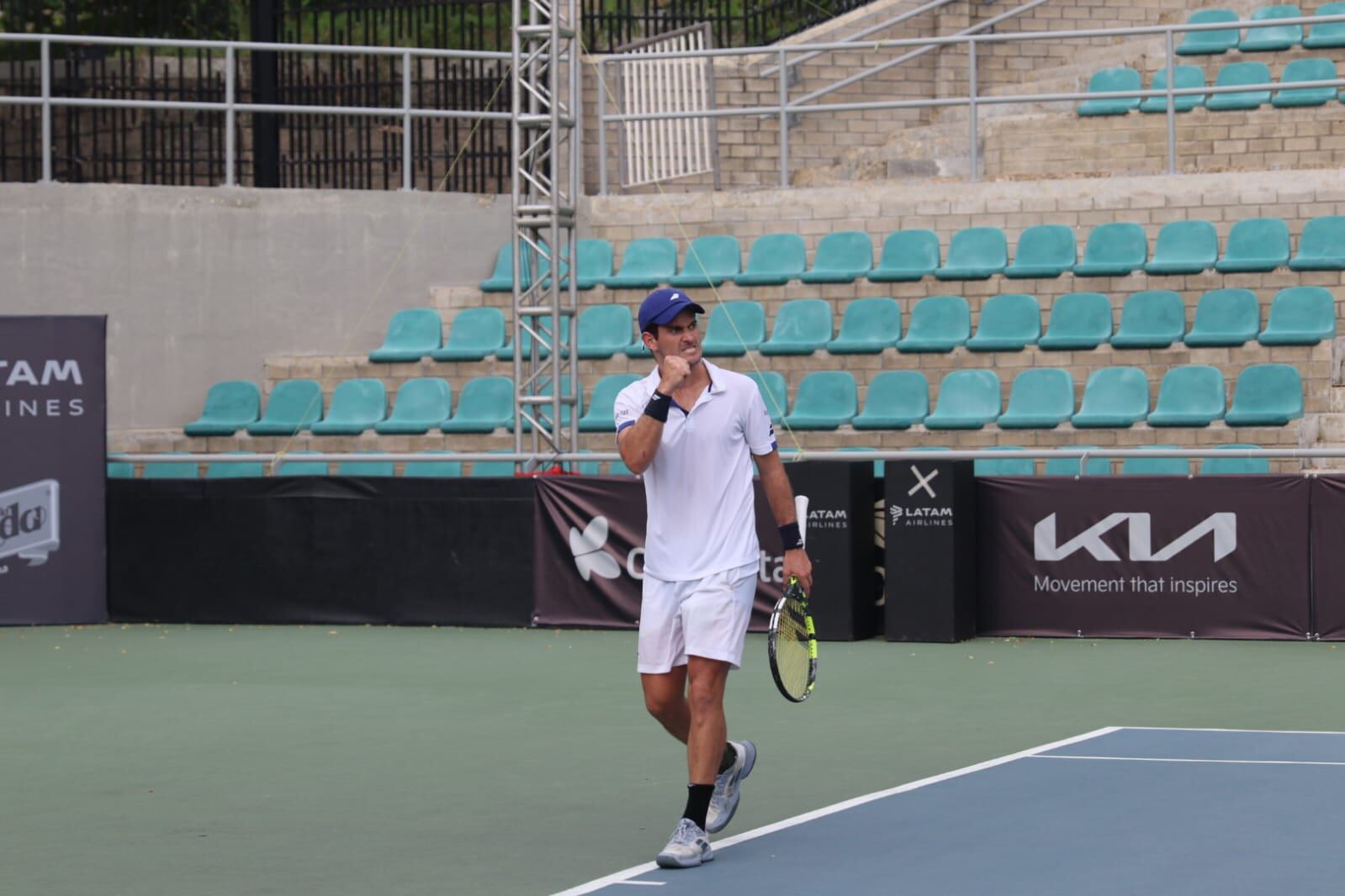 Tenista Nicolás Mejía. Foto: prensa Barranquilla Kia Open.
