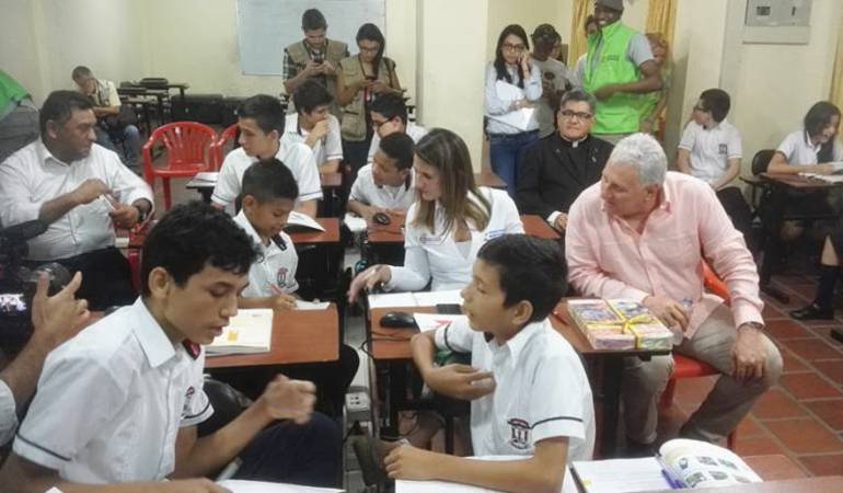 Ministra de Educación, Yaneth Giha Tovar, de visita en Cúcuta.
