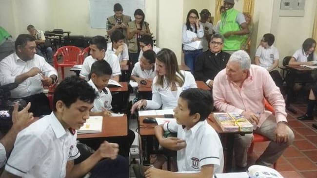 Ministra de Educación, Yaneth Giha Tovar, de visita en Cúcuta.