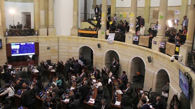 Plenaria del Senado discute la Ley Estatutaria de la Justicia Especial de Paz. Foto: Colprensa