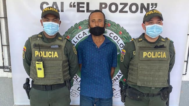 Alias El Palomo, capturado con 38 dosis de base de coca en Cartagena