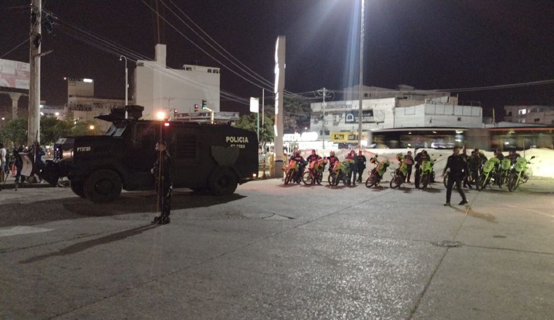 Miembros de la Policía Nacional, Armada Nacional y el ESMAD garantizarán el normal funcionamiento del sistema