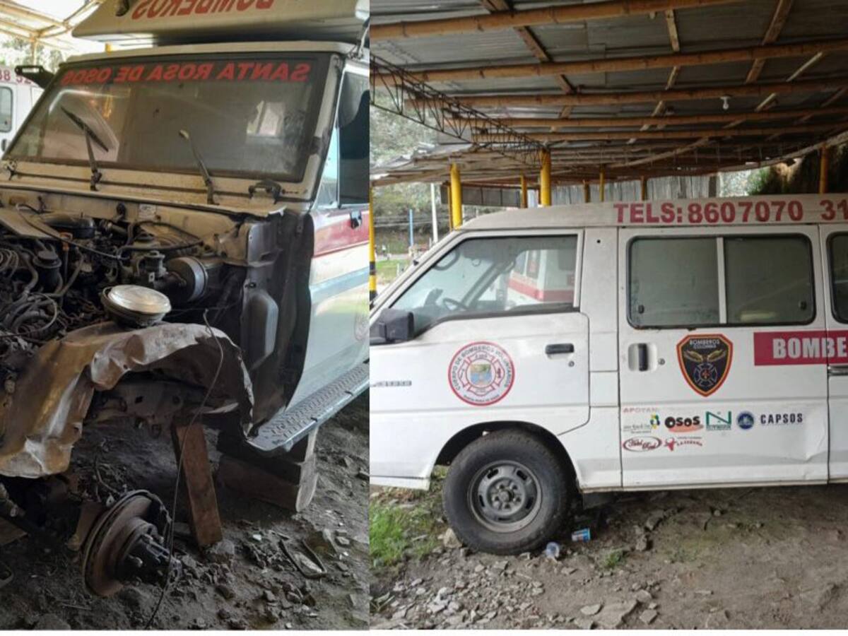 En Santa Rosa de Osos se quedaron sin vehículos para el trasporte de pacientes rurales.