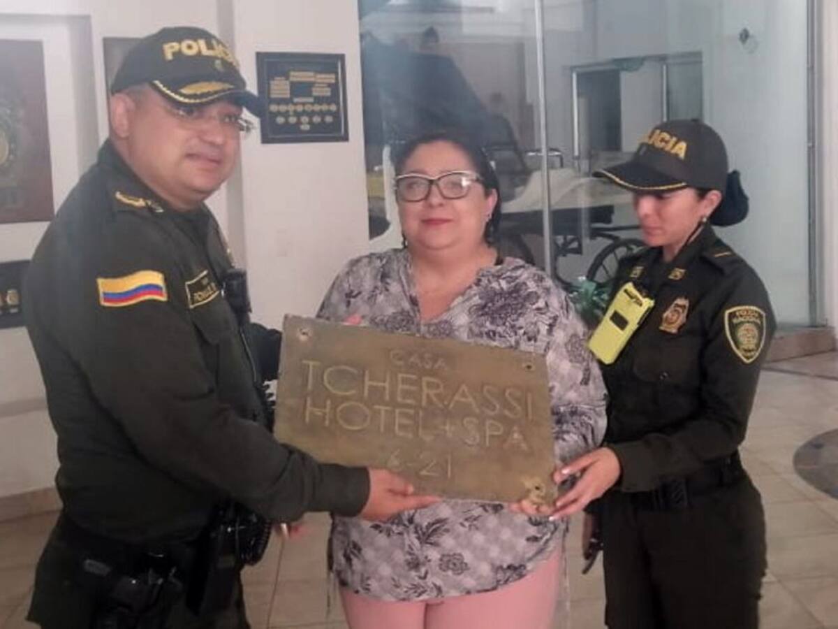 Recuperan nomenclatura hurtada en un local comercial del Centro Histórico