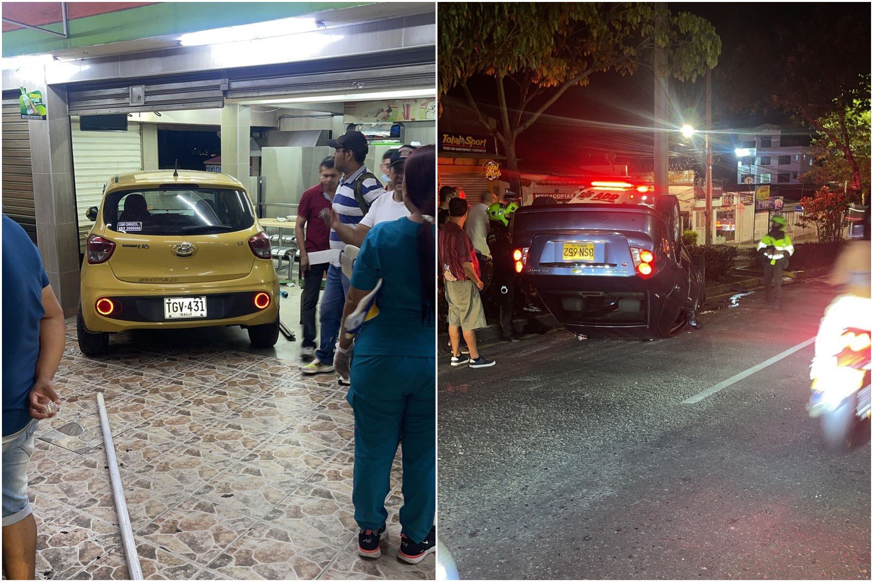 Accidente en Ibagué