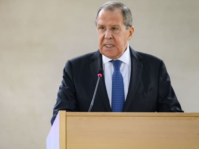 El ministro de Relaciones Exteriores ruso, Serguéi Lavrov.