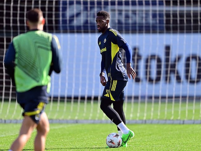 Jhon Durán en el entrenamiento de este miércoles 28 de enero con Fenerbahce / Getty Images