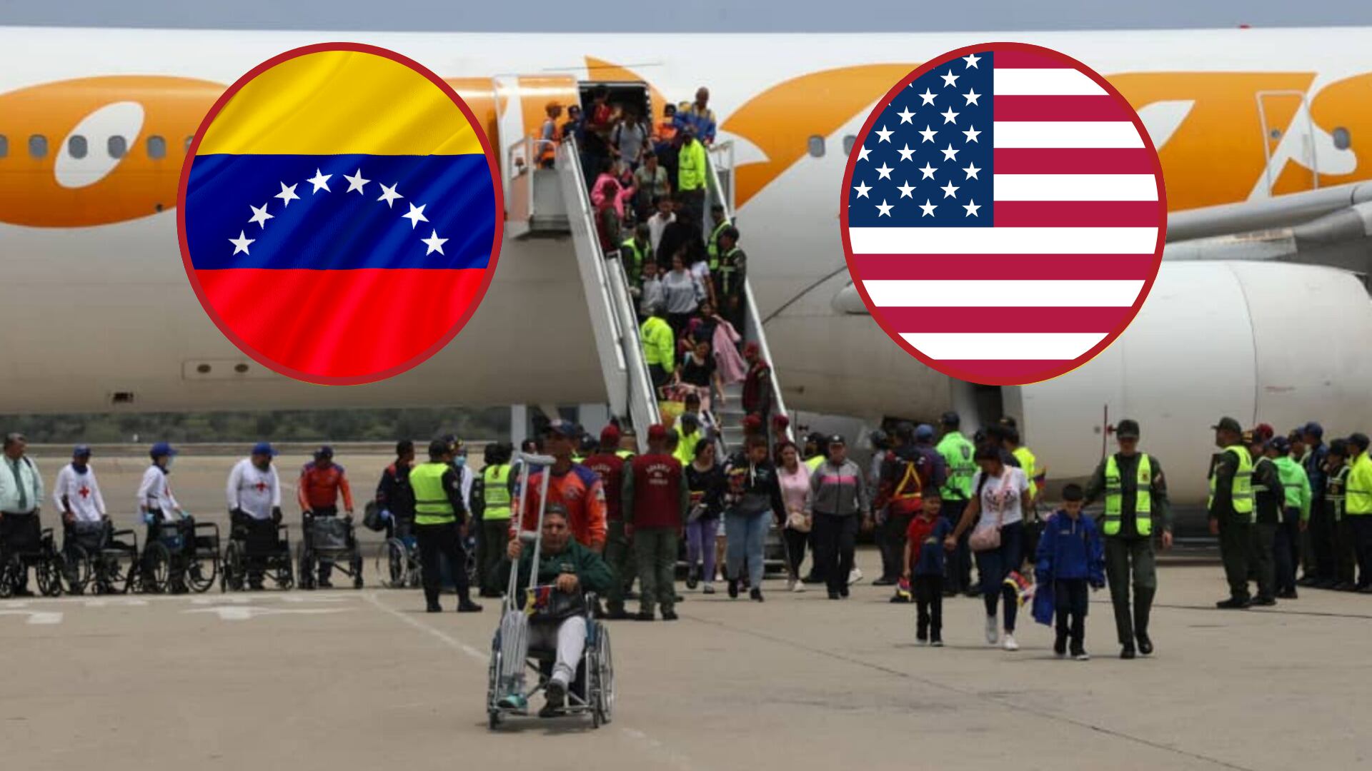 Migrantes venezolanos deportados. Foto: EFE. Venezuela, Estados Unidos. Fotos: Getty Images.