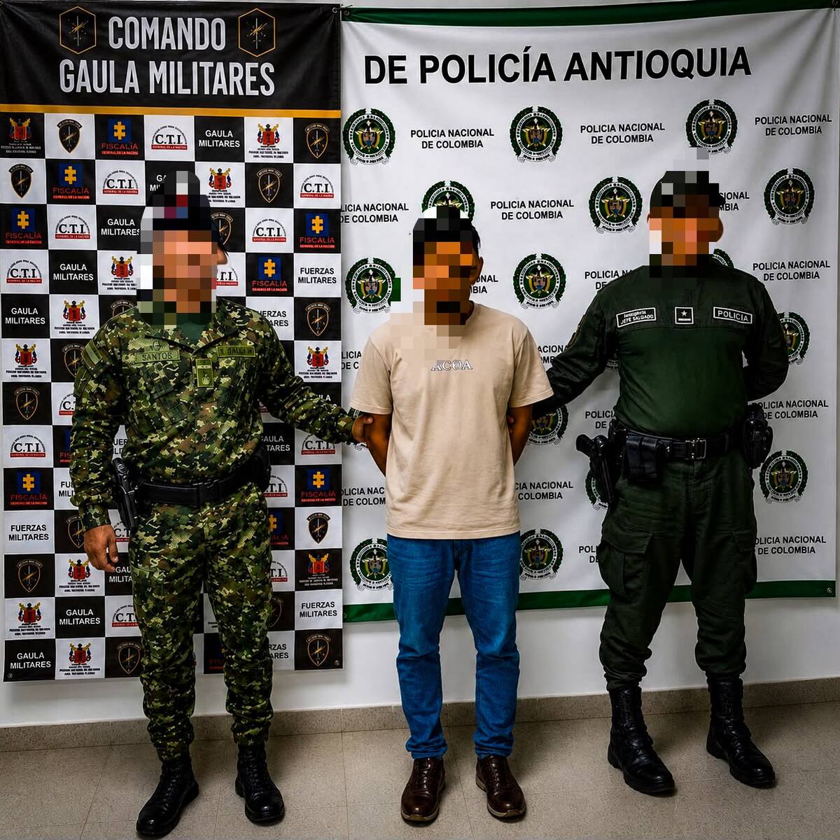 Capturan a alias ‘Rafa’ o ‘Rafita’, cabecilla de red de apoyo al terrorismo del ELN en Antioquia