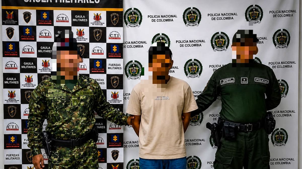 Capturan a alias ‘Rafa’ o ‘Rafita’, cabecilla de red de apoyo al terrorismo del ELN en Antioquia