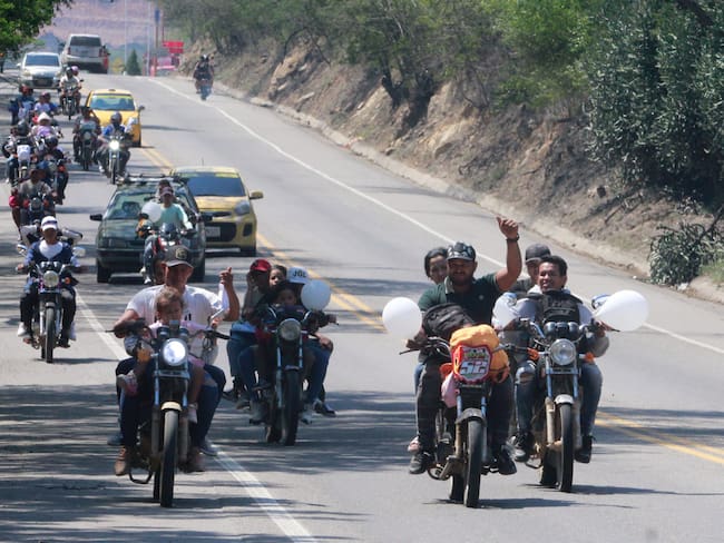 Personas desplazadas por la violencia en la región del Catatumbo. Foto: EFE/ Mario Caicedo