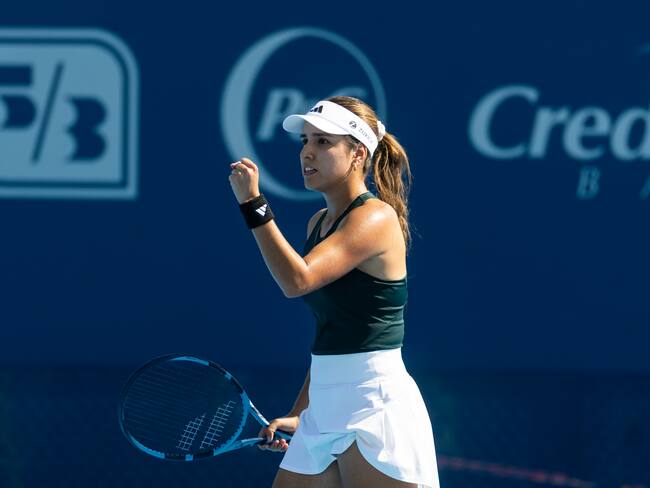 Camila Osorio, tenista colombiana, en el WTA 1000 de Cincinnati. (Photo by Frey/TPN/Getty Images)