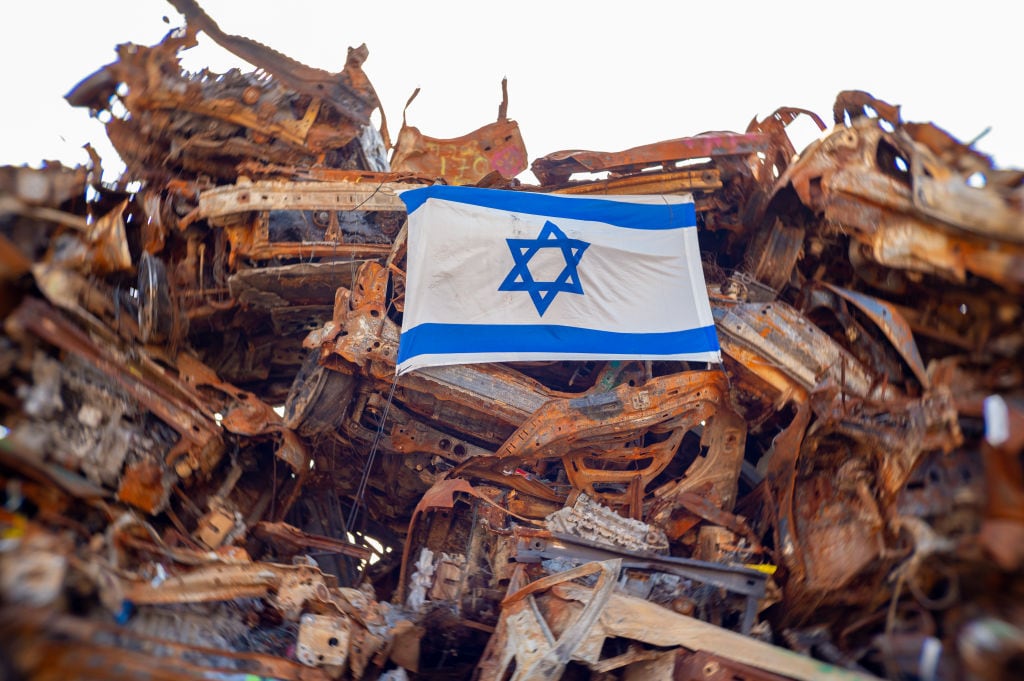 Bandera de Israel. (Photo by Noam Galai/Getty Images)