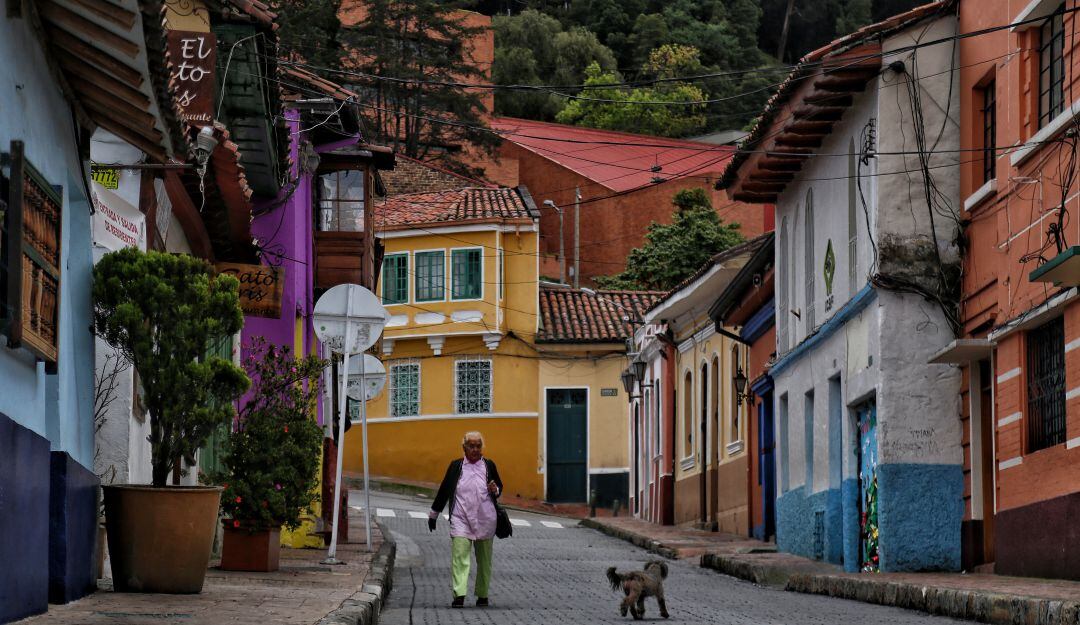 Calles del centro histórico de Bogotá