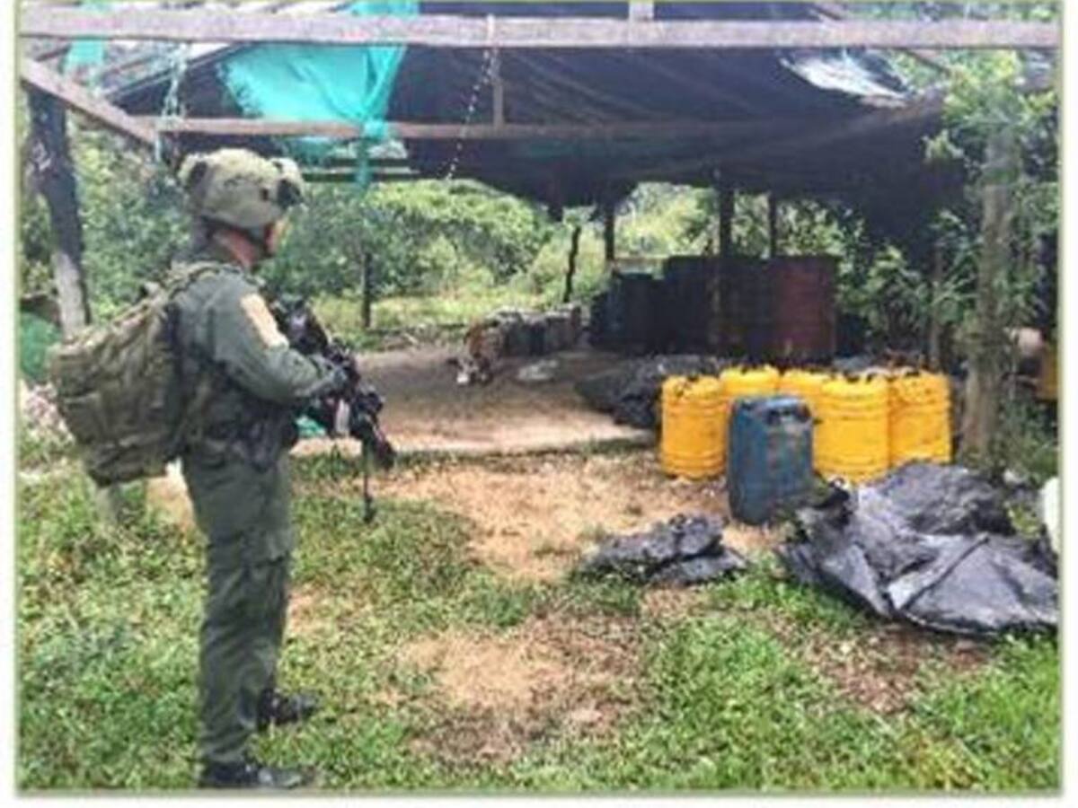Policía destruyó 49 laboratorios de coca en el sur de Bolívar