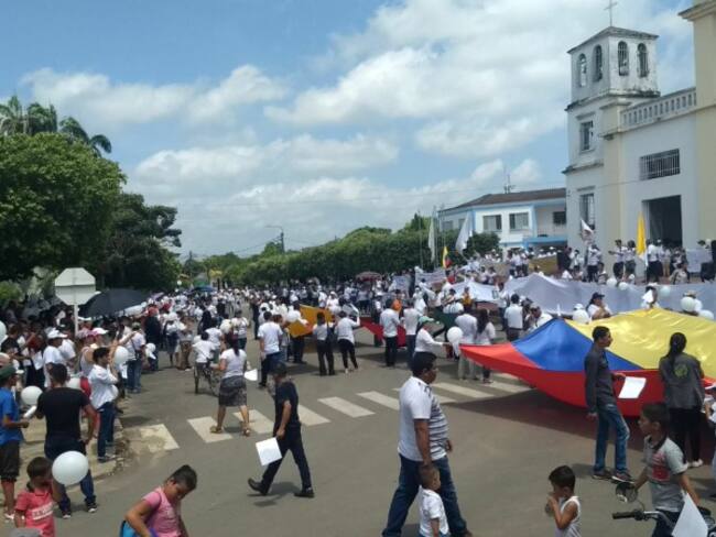 Se realizó marcha por la paz en la zona del Catatumbo en Norte de Santander