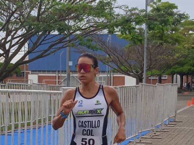 Diana Castillo y Hugo Ruiz vuelven a brillar en Triatlón vallecaucano