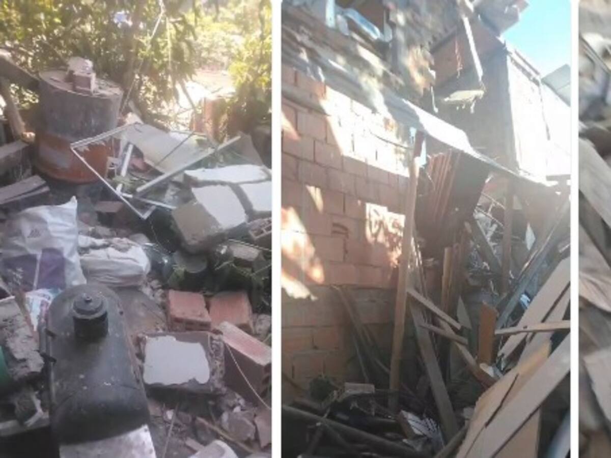 Una familia del barrio El Jordán, que perdió su casa de cuatro pisos por el terremoto, pide ayuda