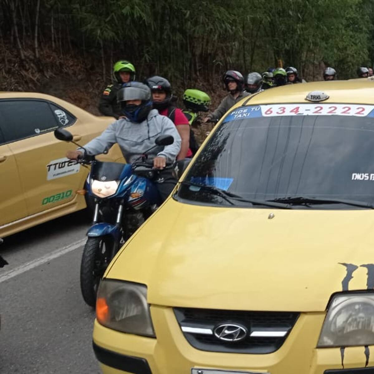 En normalidad terminó plan tortuga de taxistas en Bucaramanga
