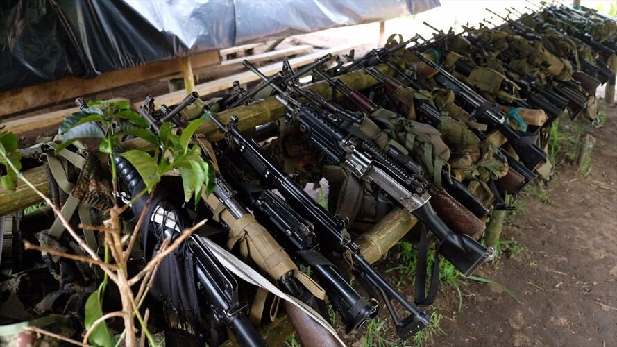ONU realizó extracción de armamento de las Farc en seis zonas veredales. Foto: Getty Images