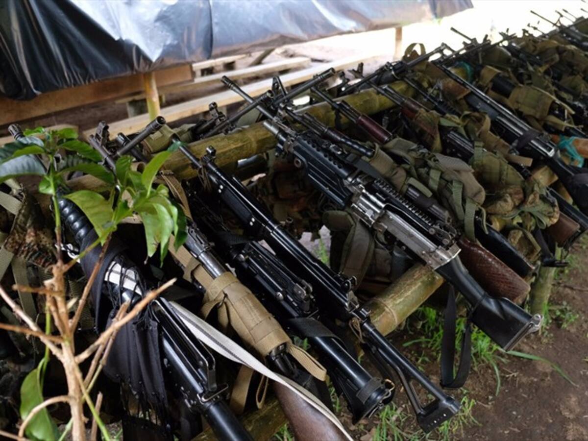 ONU realizó extracción de armamento en seis zonas veredales