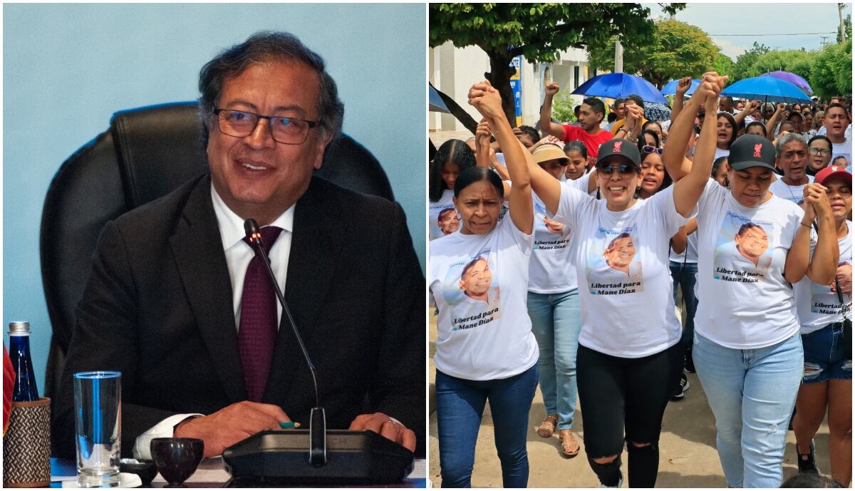 Gustavo Petro se pronuncia por la liberación de Luis Díaz. Foto: Getty Images