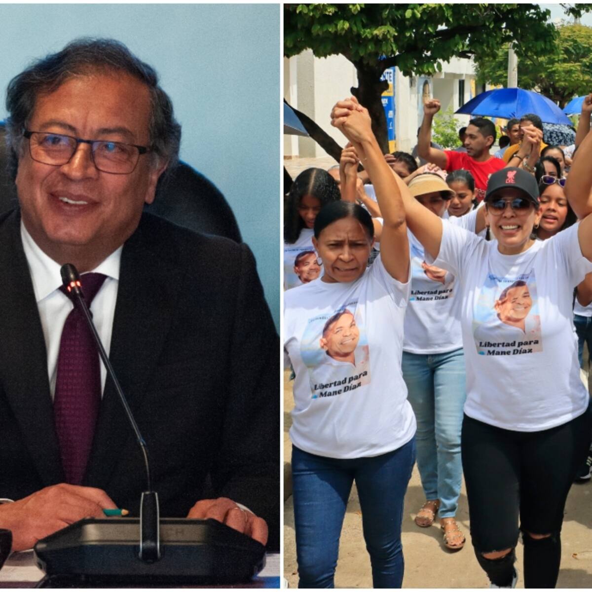 “Viva la libertad y la paz”: Presidente Petro tras liberación de Luis Manuel Díaz