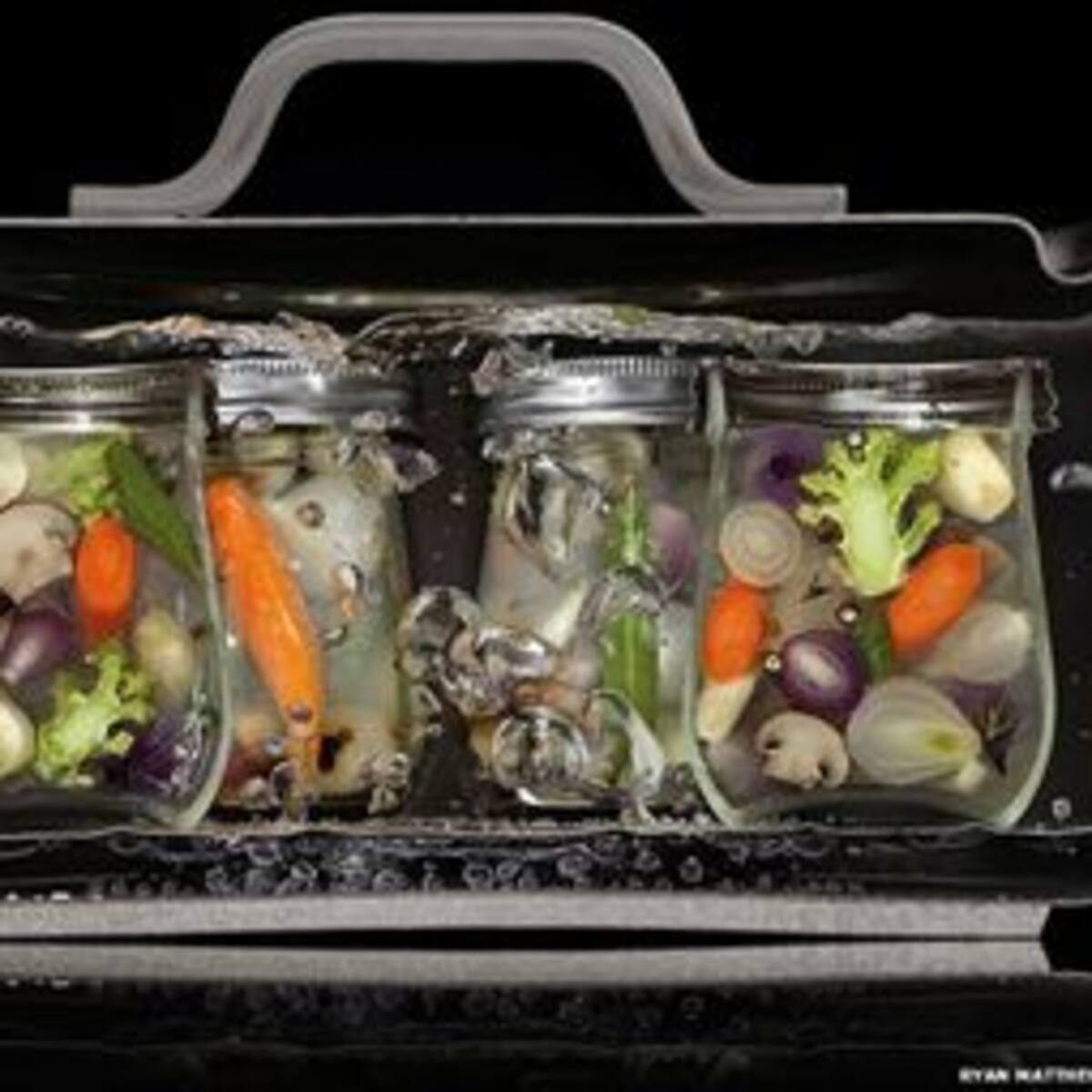 En fotos: cocina modernista al desnudo